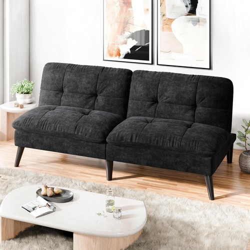 Small futon sofa bed folding - small,